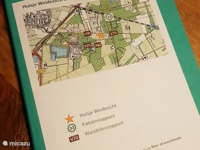 Wandel- en fietsroutes vanuit ons huisje. Veel plezier!